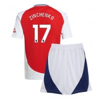 Arsenal Oleksandr Zinchenko #17 Hemmatröja Barn 2024-25 Kortärmad (+ Korta byxor)